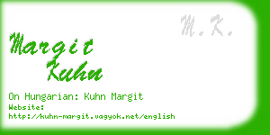 margit kuhn business card